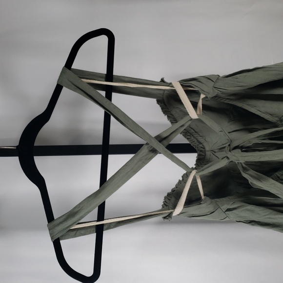 Free People Free-est Sage‎ Green Poppy Midi Dress  SZ XS - Picture 7 of 11